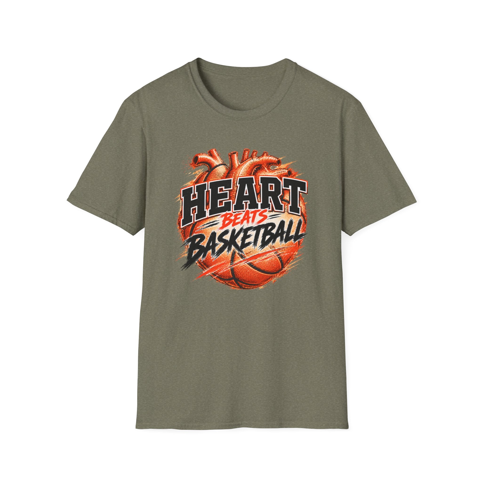 Heart Beats Basketball T-Shirt