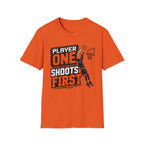 Player One Shoots First T-Shirt