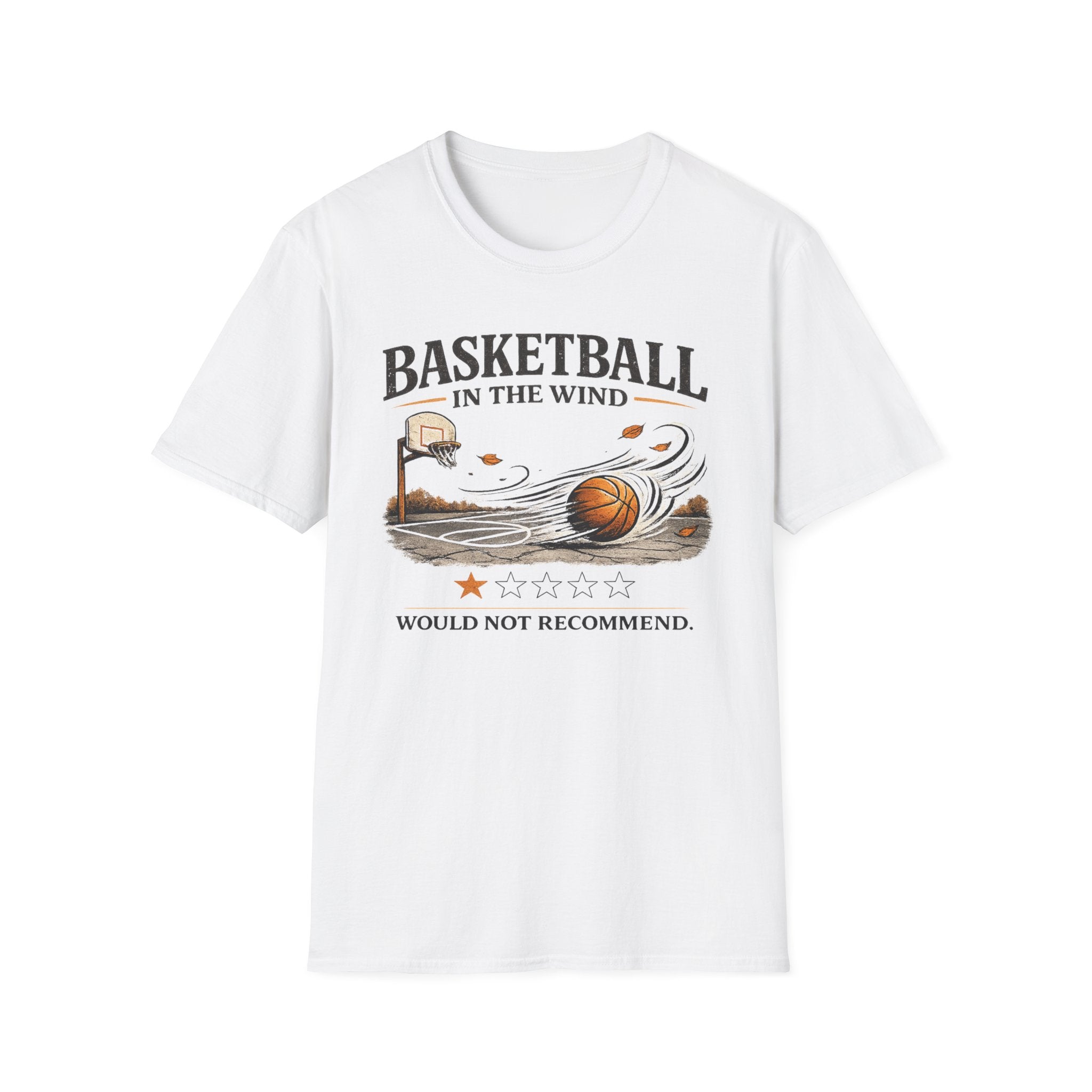 Basketball In The Wind T-Shirt