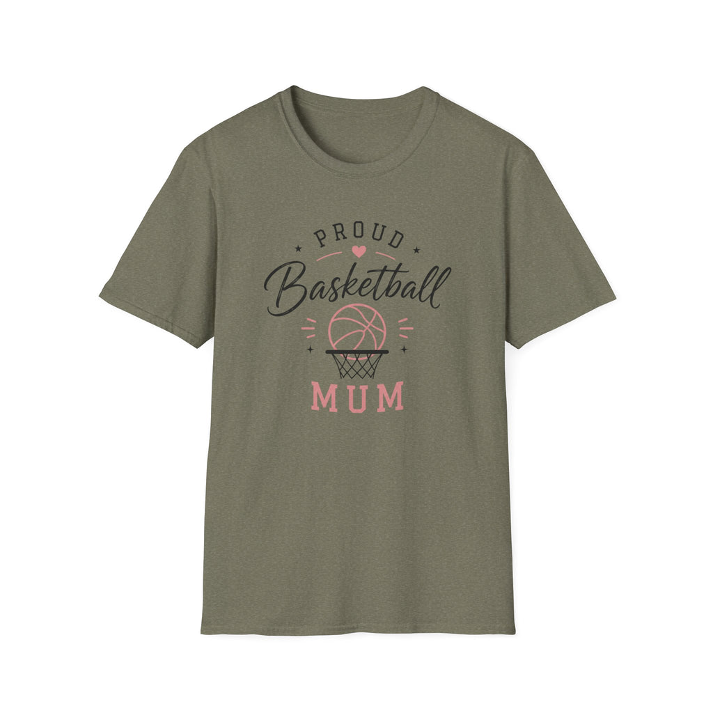Proud Basketball Mum T-Shirt