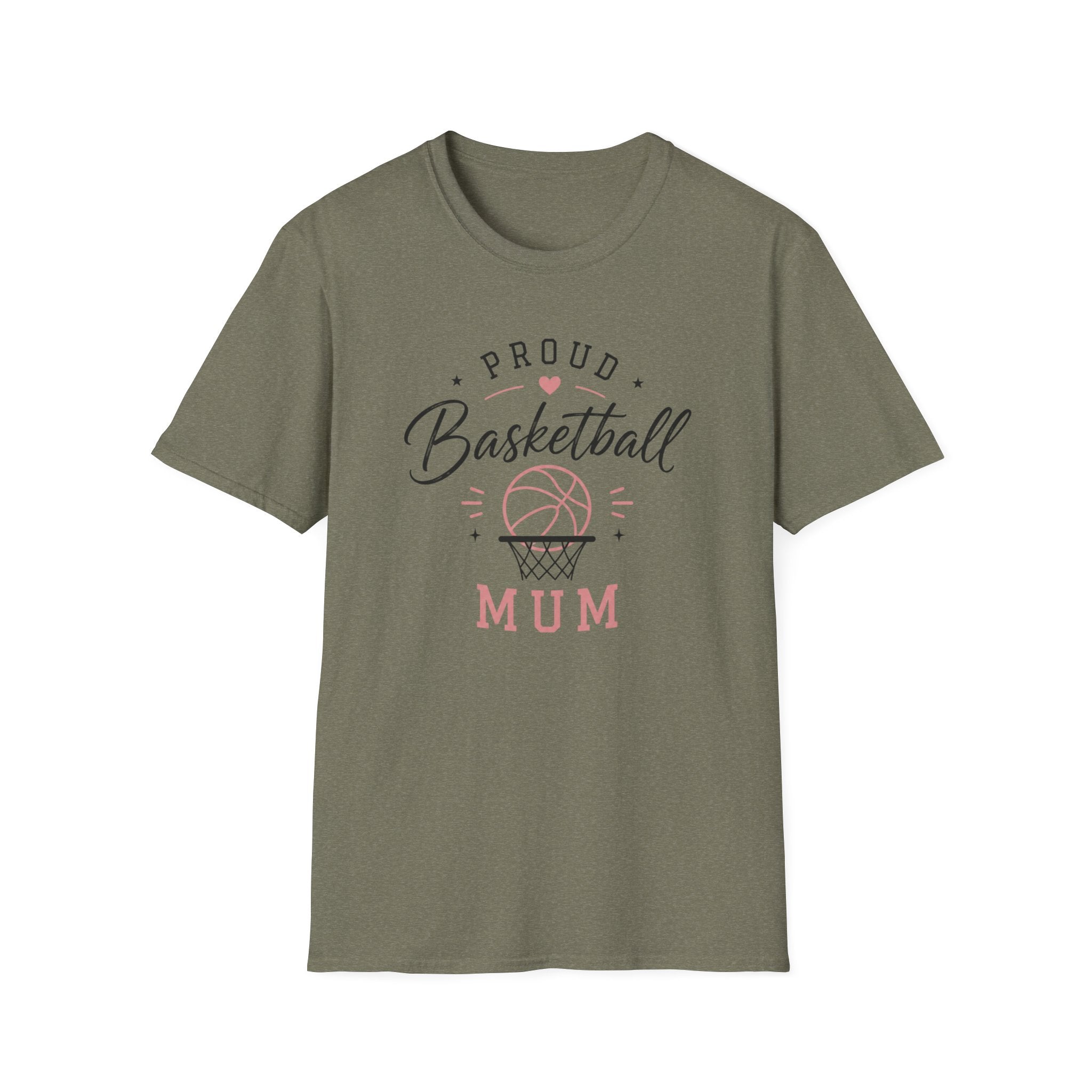 Proud Basketball Mum T-Shirt