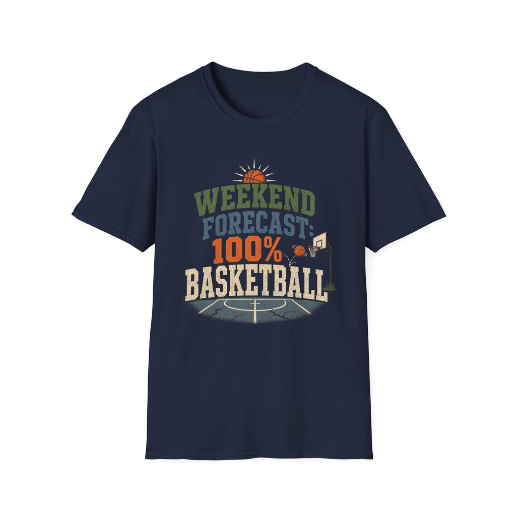 Weekend Forecast Basketball T-Shirt