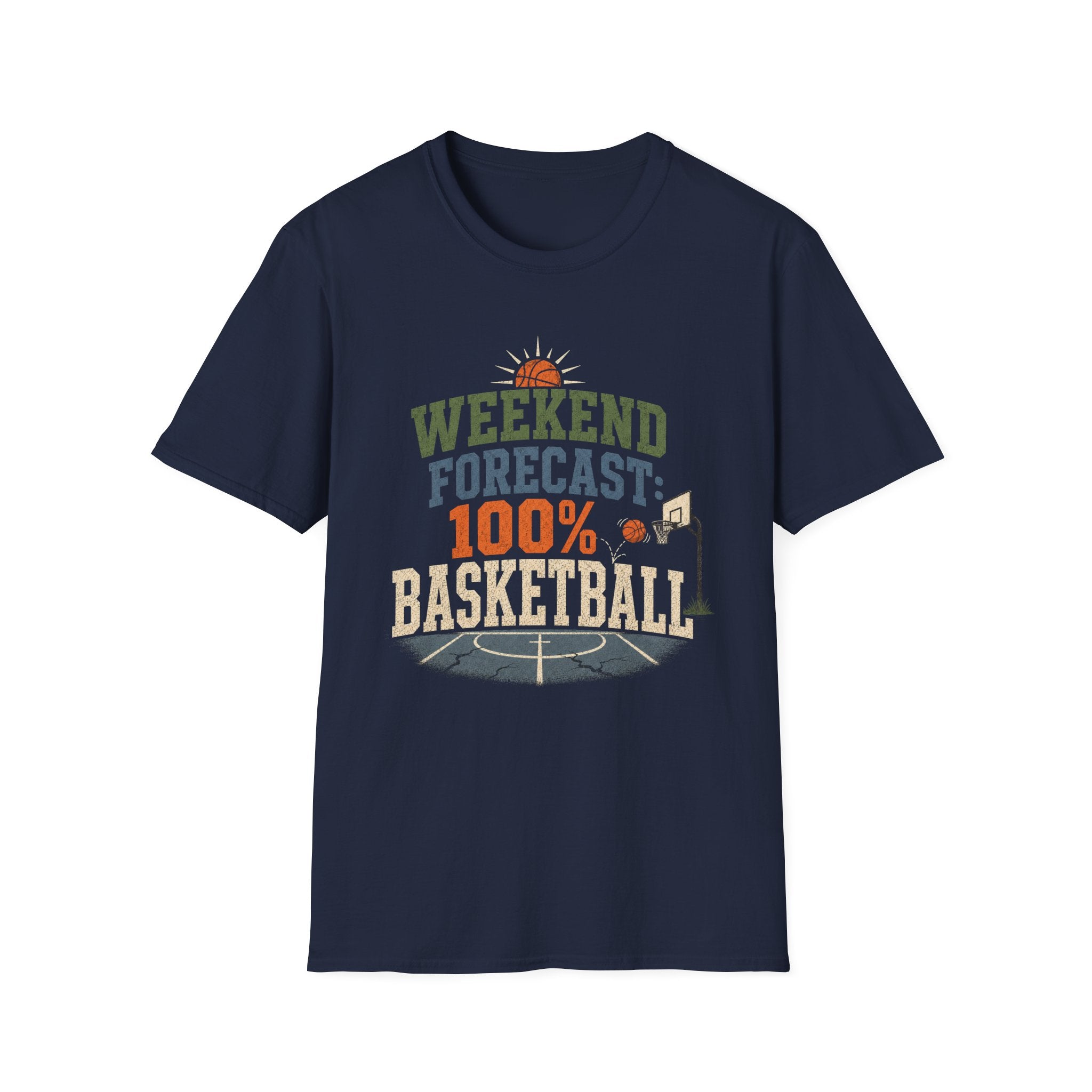 Weekend Forecast Basketball T-Shirt
