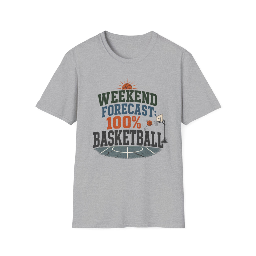 Weekend Forecast Basketball T-Shirt