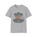 Weekend Forecast Basketball T-Shirt