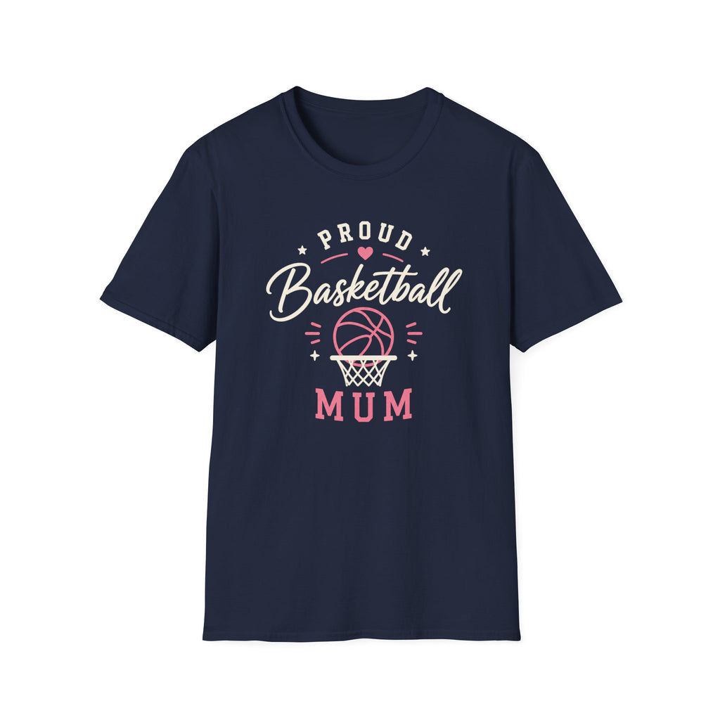 Proud Basketball Mum T-Shirt