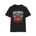 Red White And Basketball T-Shirt