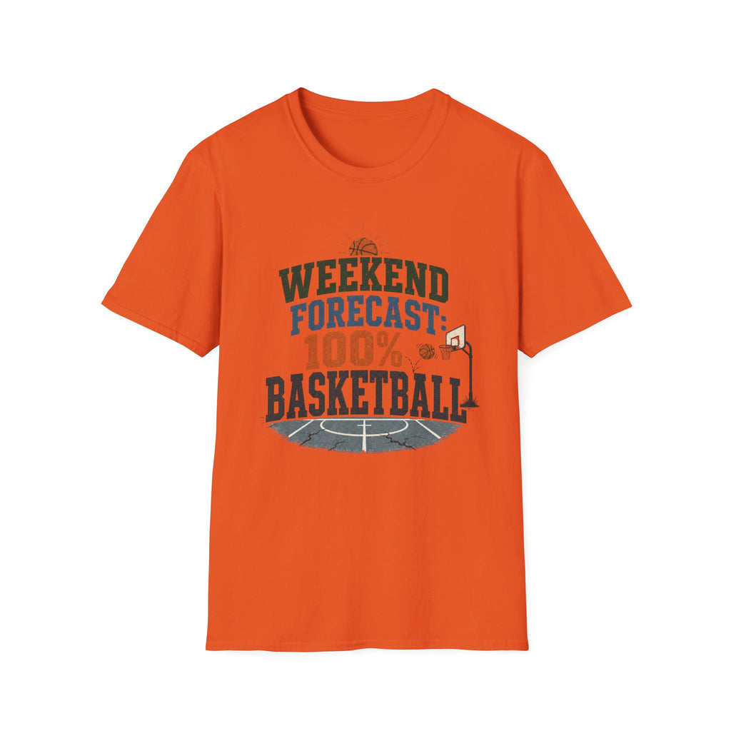 Weekend Forecast Basketball T-Shirt