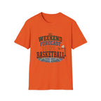 Weekend Forecast Basketball T-Shirt