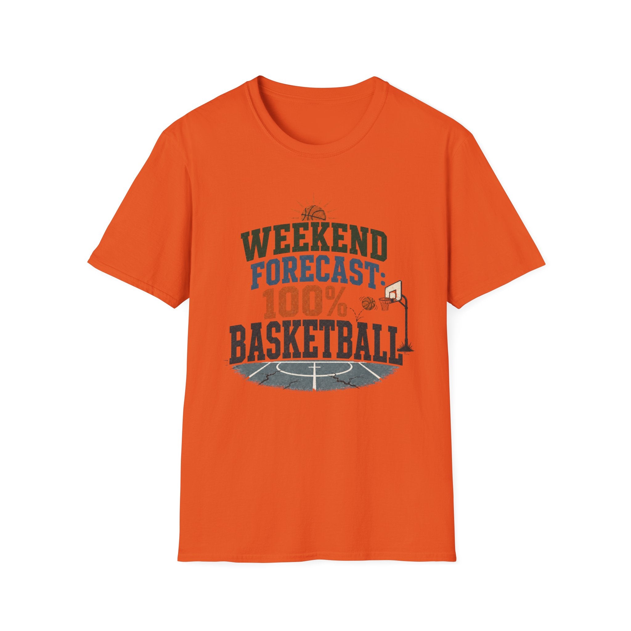 Weekend Forecast Basketball T-Shirt