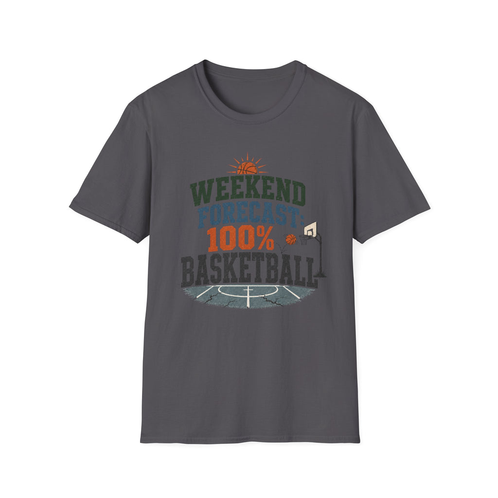 Weekend Forecast Basketball T-Shirt