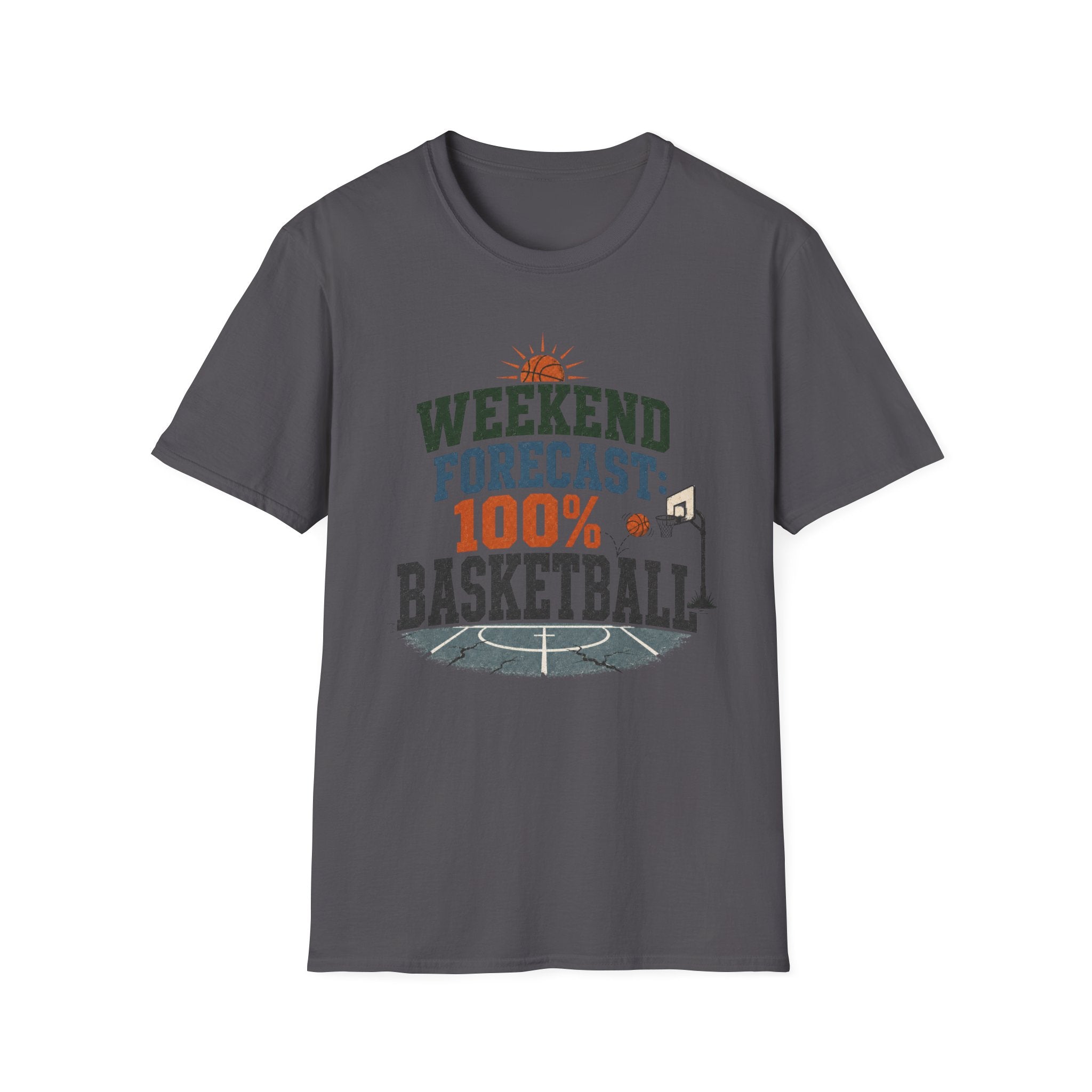 Weekend Forecast Basketball T-Shirt