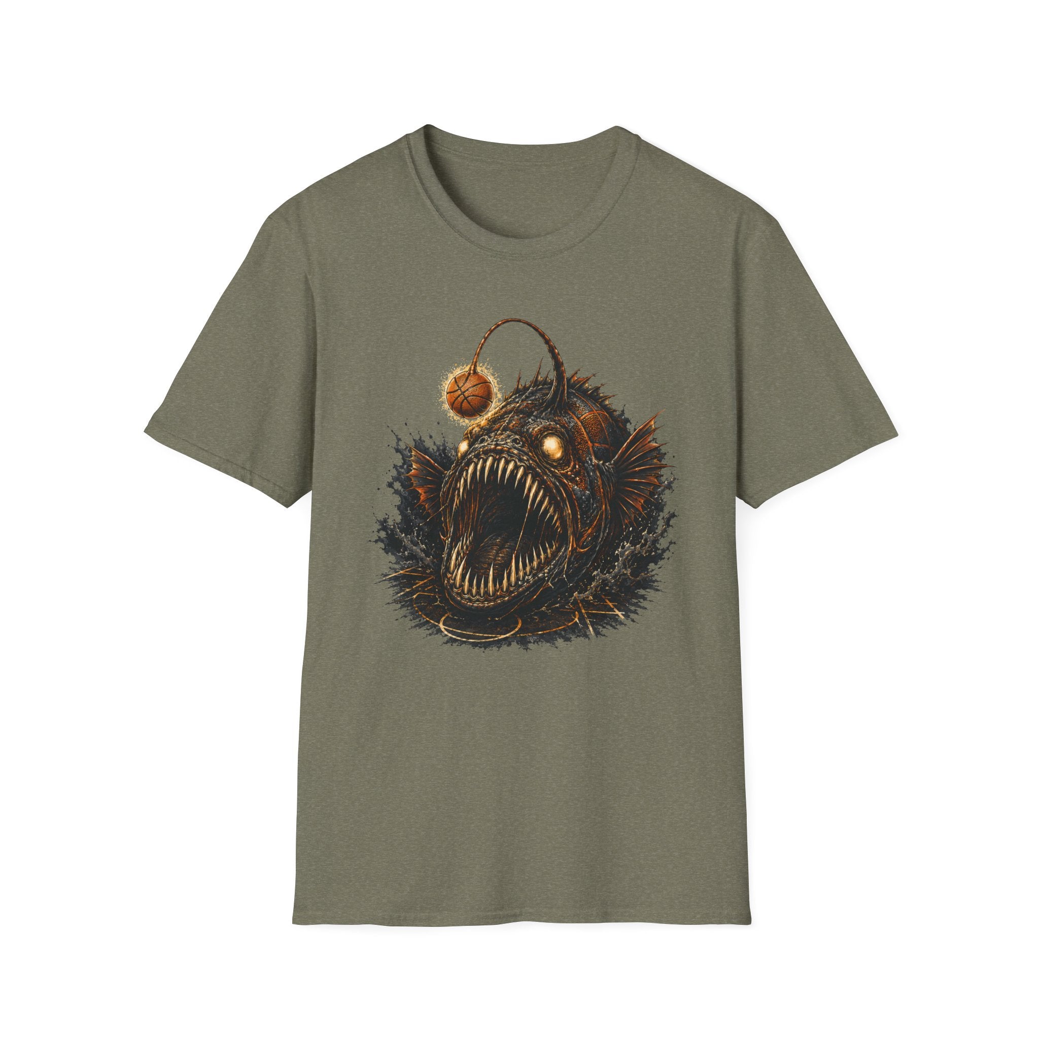 Angler Fish Basketball T-Shirt