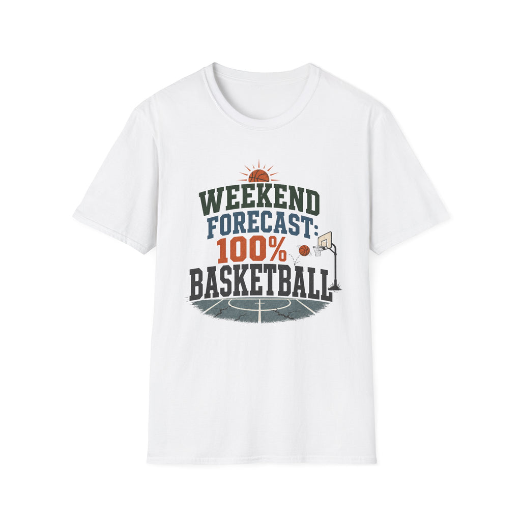 Weekend Forecast Basketball T-Shirt