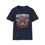 Red White And Basketball T-Shirt