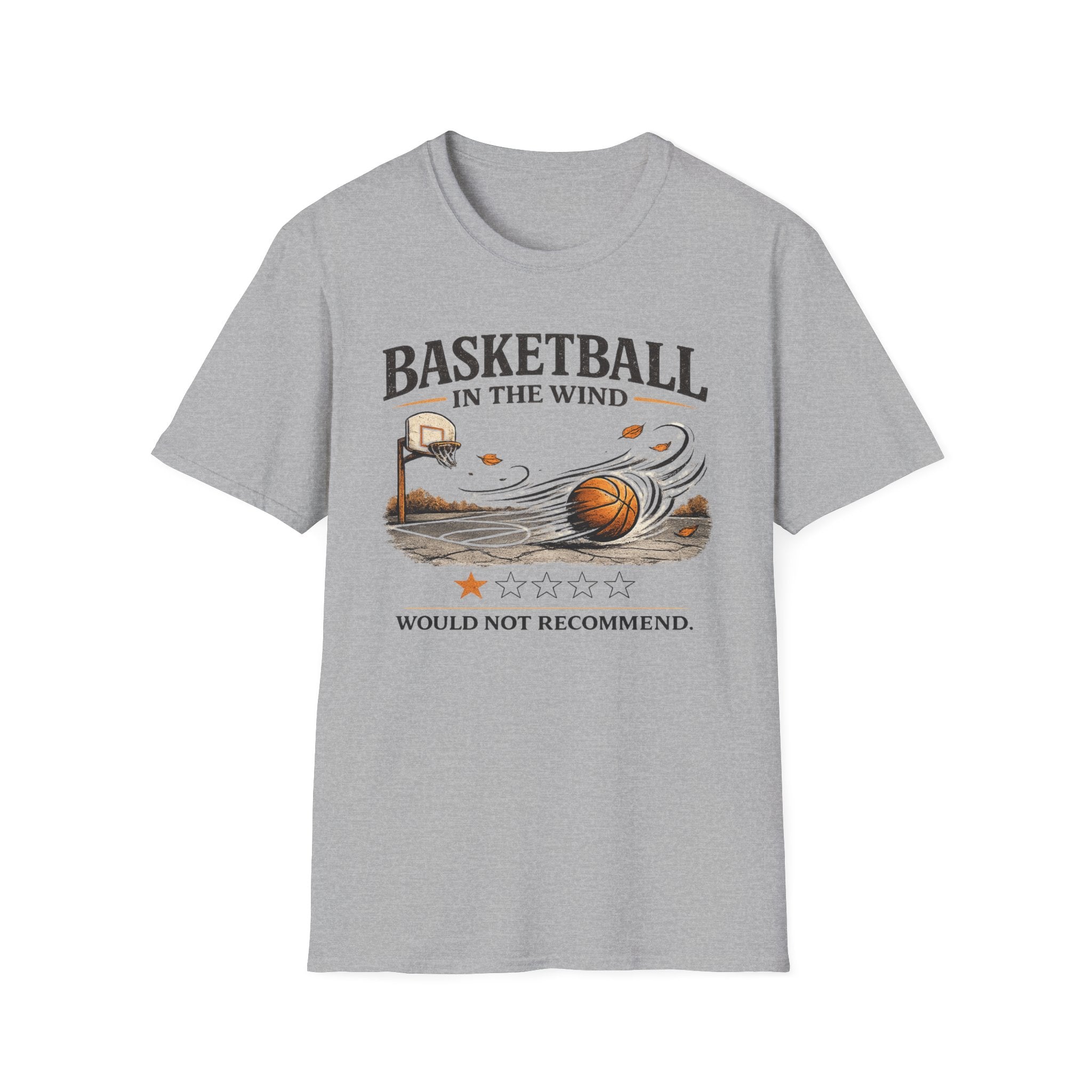 Basketball In The Wind T-Shirt