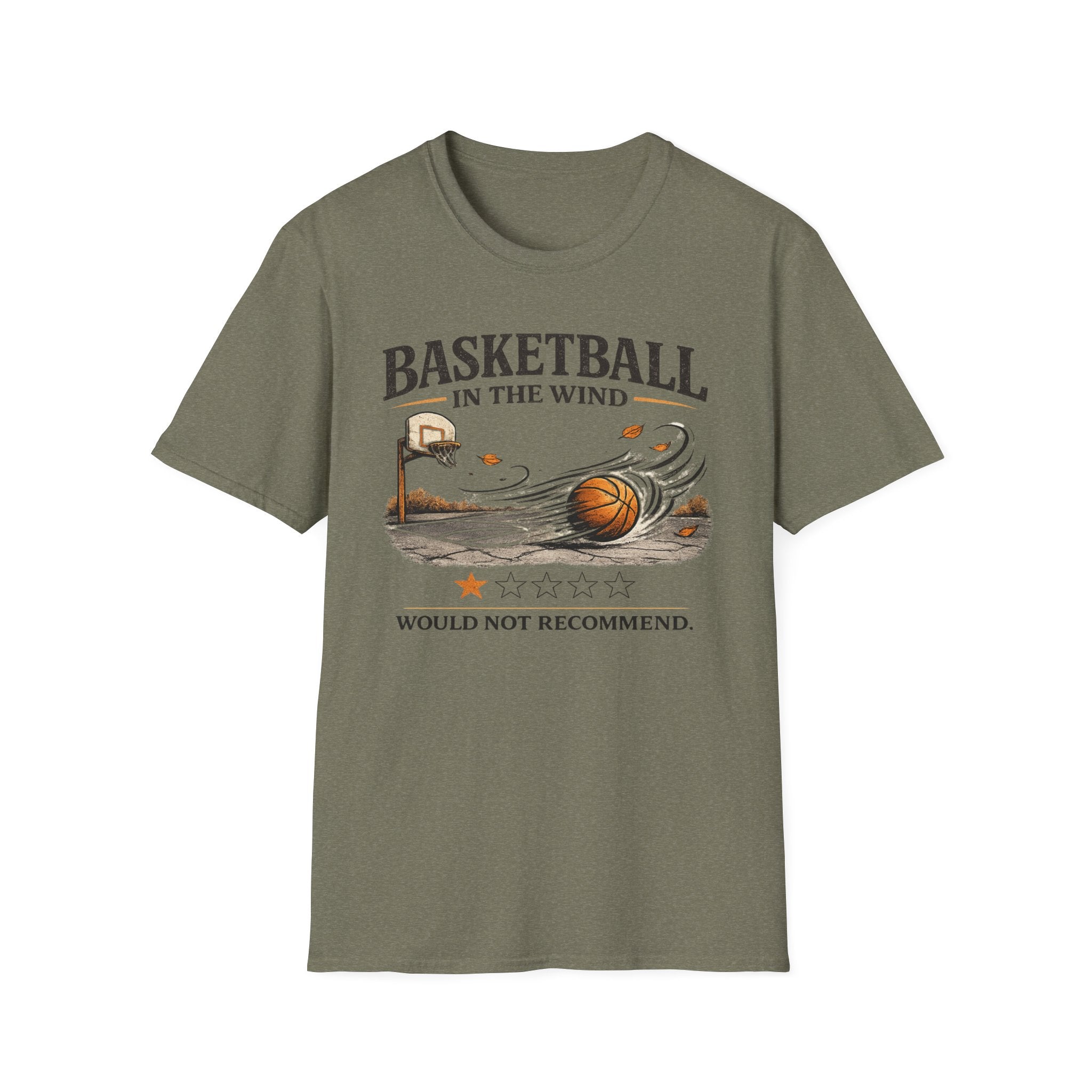 Basketball In The Wind T-Shirt