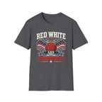 Red White And Basketball T-Shirt