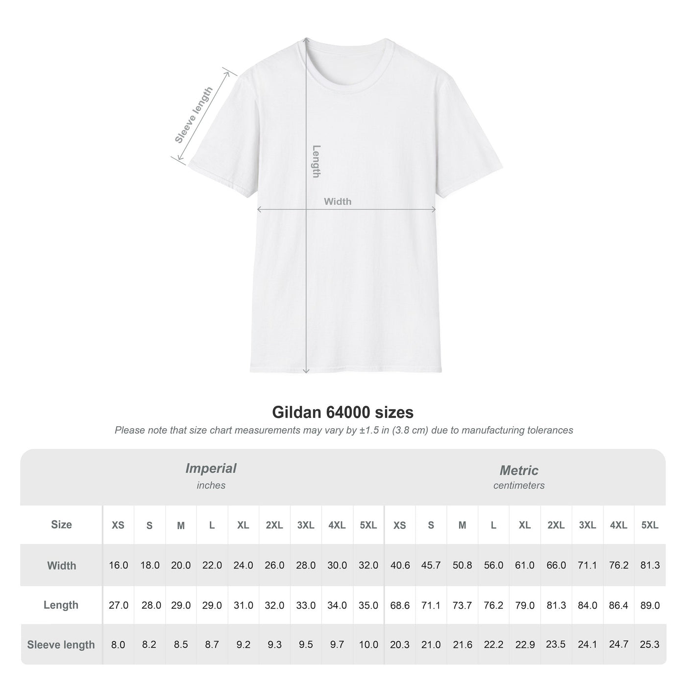 bmp-sizechart-tshirt for Fitness Theme